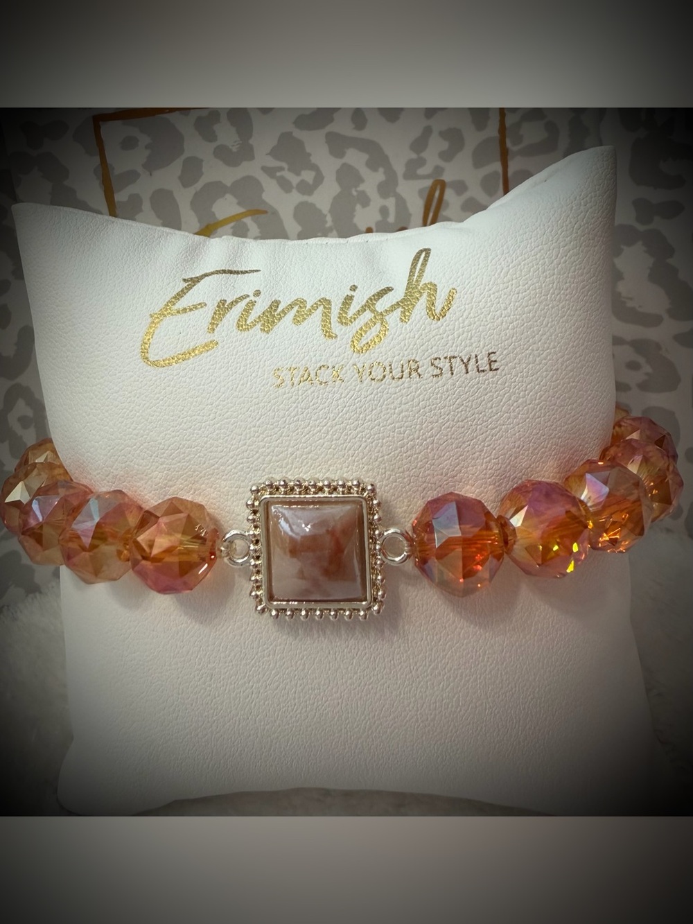 New ERIMISH Bracelet - Orange & Gold